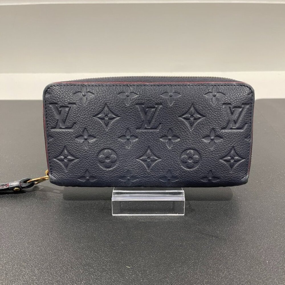 Louis Vuitton Empreinte Zippy Marine Rouge Wallet (JB1264)